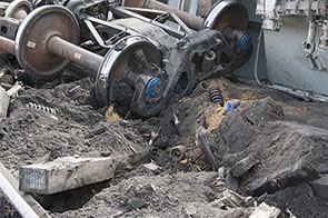 Case study picture of a Train Derailment